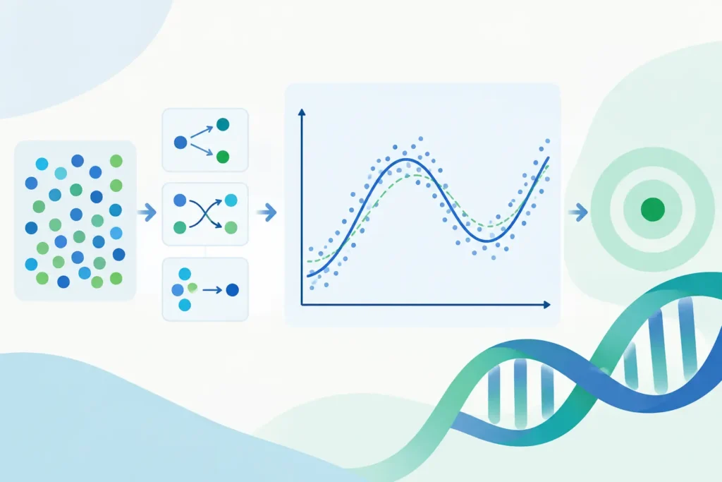 Genetic Algorithm (Differential Evolution) for Fitting
