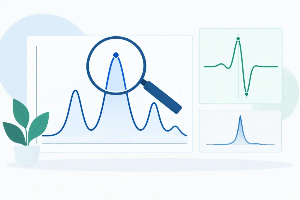 Second-Derivative Analysis for Peak Resolution