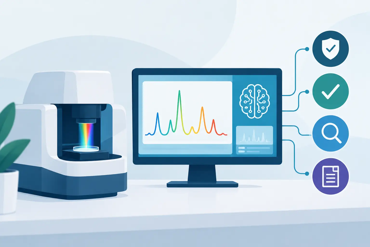 Spectroscopy AI: What Makes Results Defensible